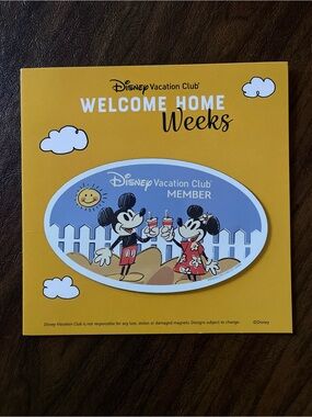 New Disney Vacation Club Member Magnet